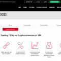 cryptocurrencies trading with XM